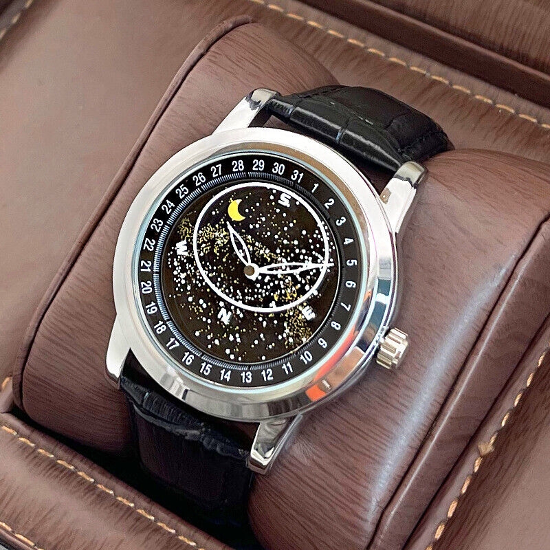 Men's Rotating Starry Sky Automatic Mechanical Watch Luminous Business Fashion - Image 11