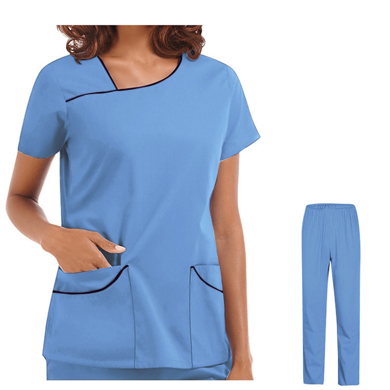 Amazon Operating Room Short Sleeve Hand Washing Suit Female Skin Management Nurses' Uniform Surgeon Disposable Protective Coveralls Work Clothes Female - Image 11