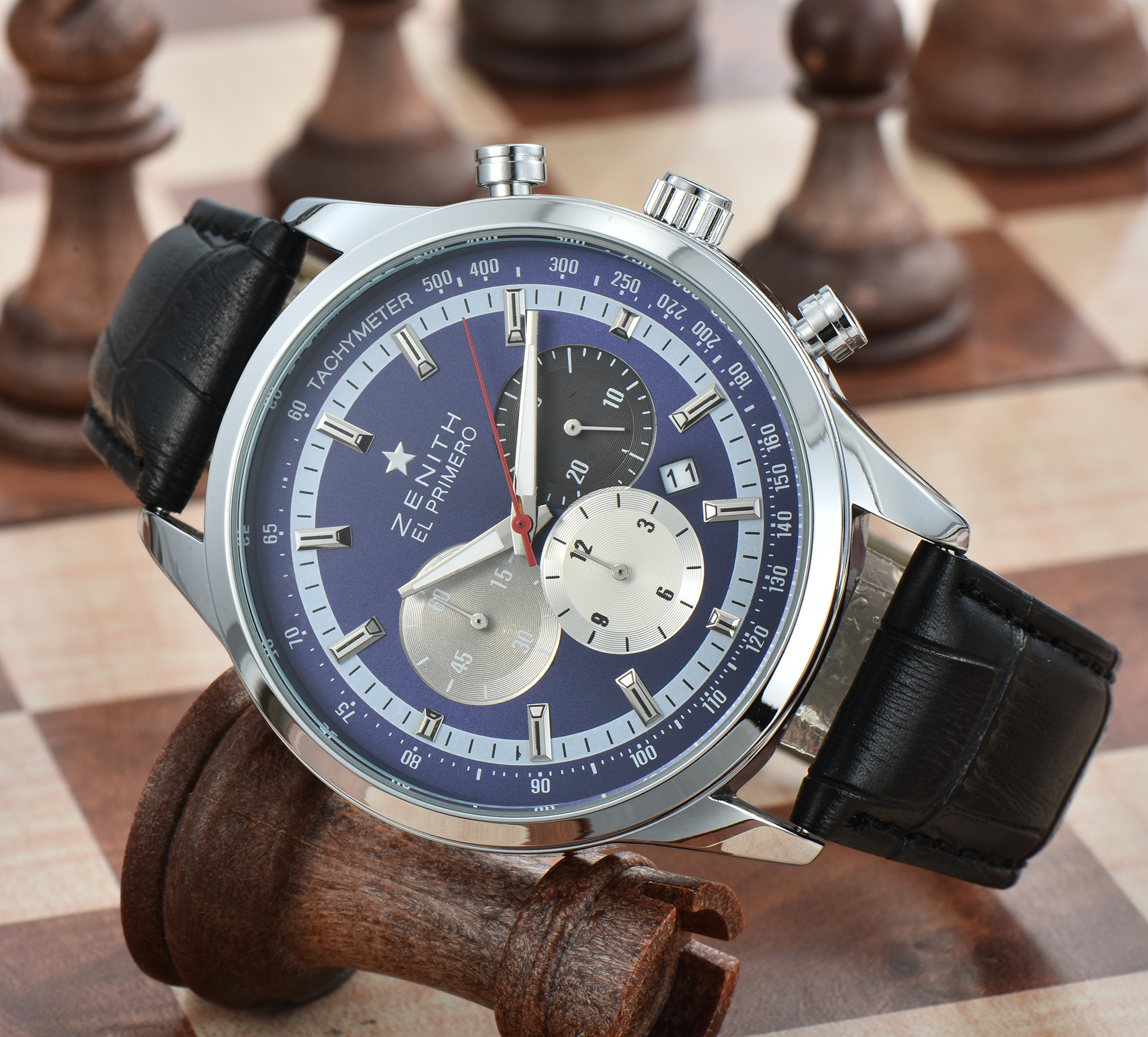 Zenith Chronomaster EL Primero Men's Large Dial Waterproof Quartz Watch Z Chronomaster - Image 3