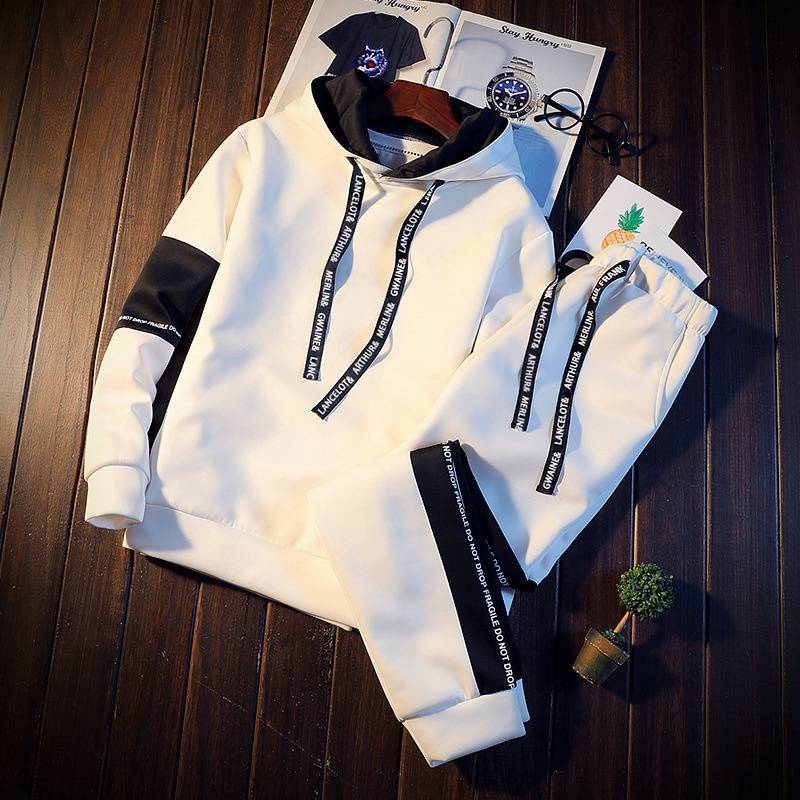 Spring Leisure Suit Men's Fashion Brand Sports Spring and Autumn Thin Set Clothes Sweater Trendy Handsome Korean Coat Men - Image 5