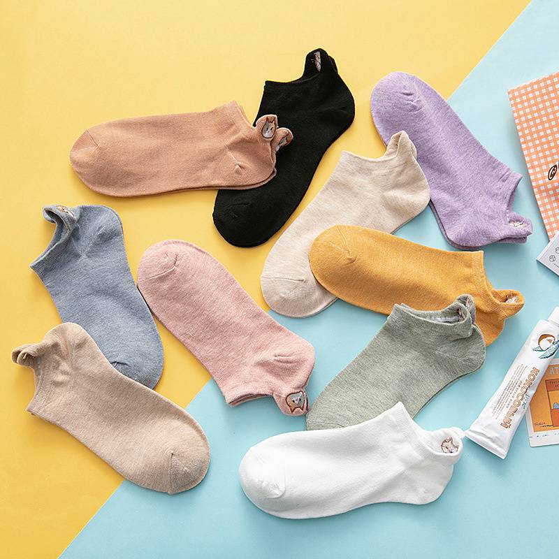 Socks Women's Socks Low-Cut Spring and Summer Cute Japanese Style Low-Top Cotton Socks Short Korean Style Low Cut Socks Women's Ins Fashion Personality - Image 8