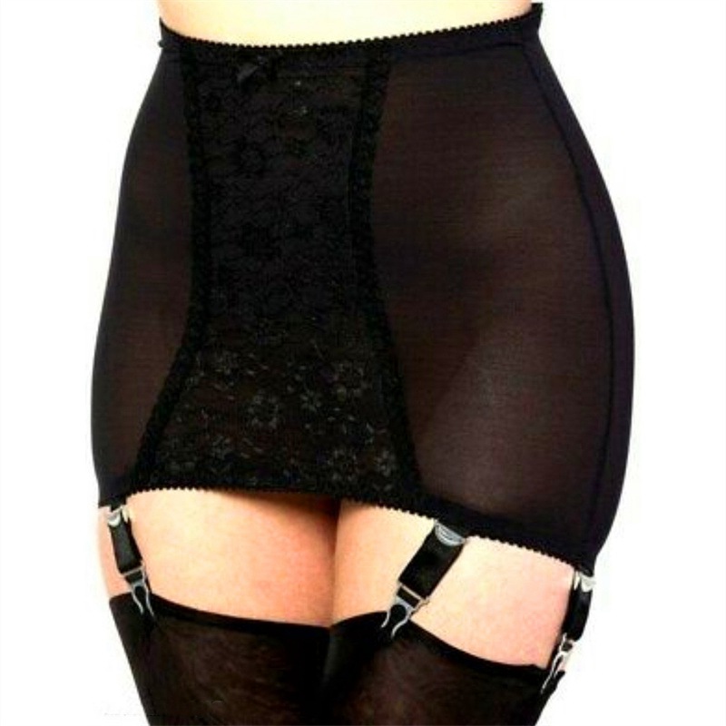 European and American 6-Button High Waist Waist Seal Adjustable Sexy Multi-Size Sexy Garter Lace Factory Direct Sales
