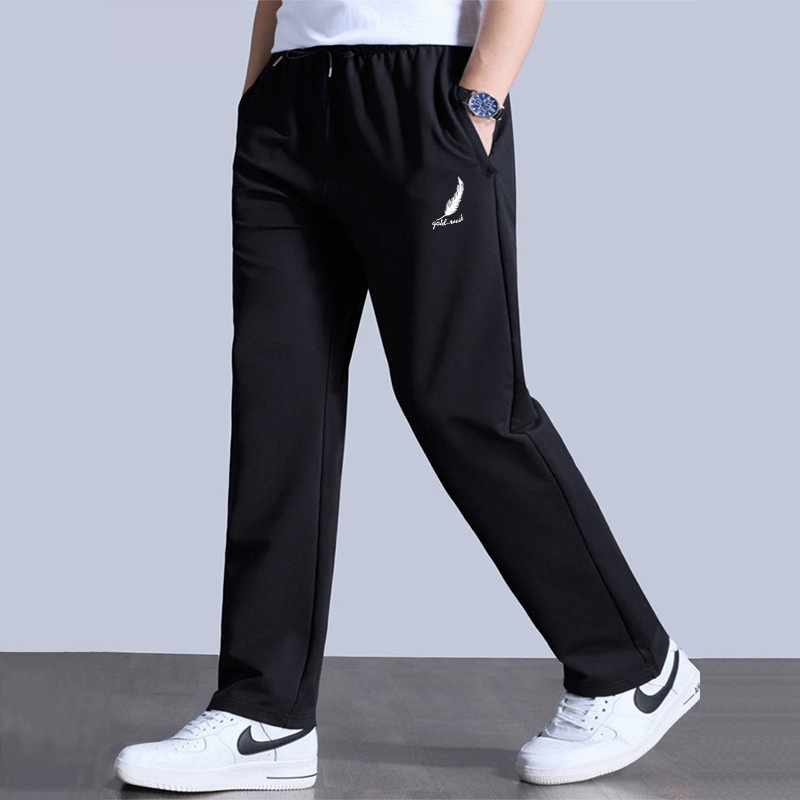 Trousers Sports Pants Men's Loose Straight Men's Summer Casual Pants Men's Pants Men's Sweatpants Workwear Pants Men's Fleece-Lined - Image 8