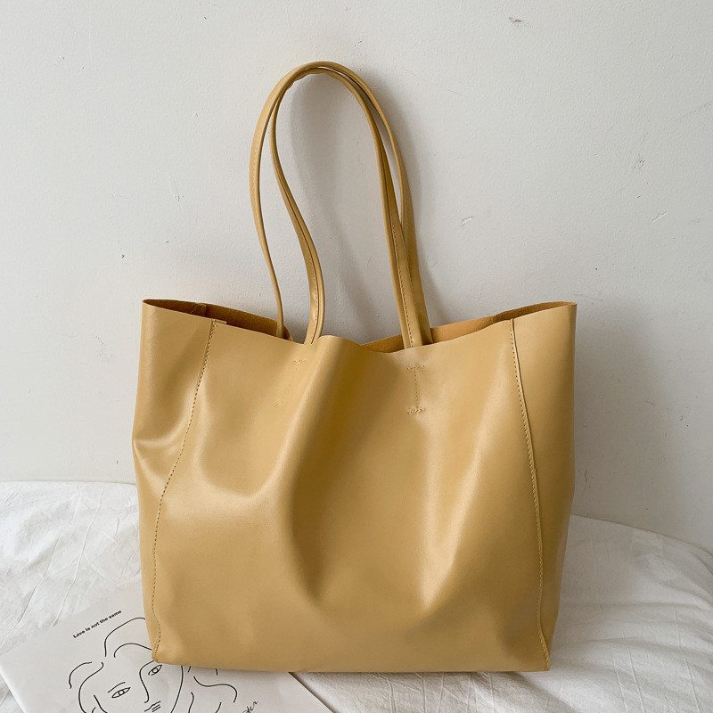 Large Women's Leather Style Tote Shoulder Bag Satchel Ladies Handbag - Image 10