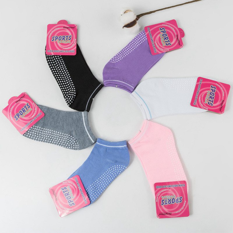 Yoga Socks Sports Gym Non Slip Ballet Exercise Grip Cotton Pilates For Women