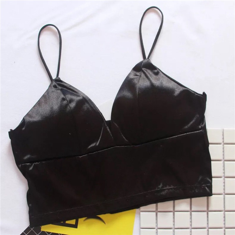 Sexy Satin Bikini Long Open Navel Back 8 Buttons Underwear Sling Breast Wrapping - Image 7