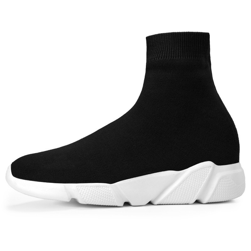 Woman's Sock Knitted Flat Sneakers Men Trainers Speed Runners Sport Shoes - Image 3