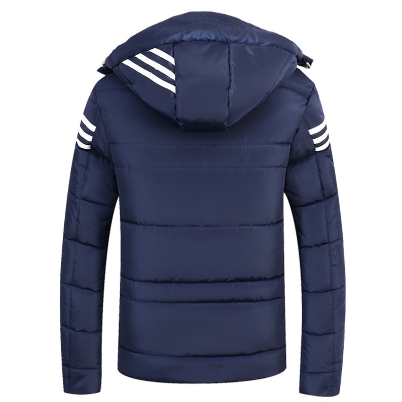 Factory Direct Supply Cross-Border Men's Clothing Winter Men's Cotton-Quilted Coat Thickened Short Cotton Coat Male Youth Thermal Cotton Coat Jacket Male - Image 2