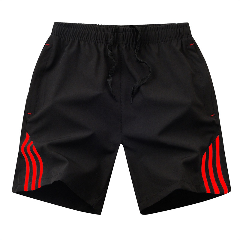 Summer New Sports Shorts Youth Casual Elastic Band Three Bars Large Size Quick-Dry Pants - Image 2
