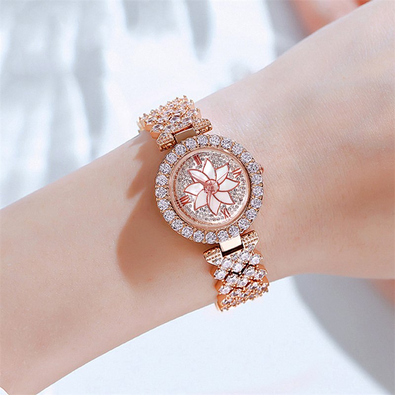 ZZ Watch & Bracelet Sets Ladies Women Analogue Wrist Watch Stainless Steel Gift/Box - Image 3