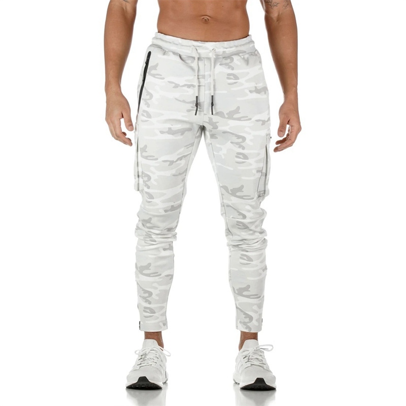 Fashion Stitching Men Pants Fitness Casual Elastic Pants men Bodybuilding Clothing Casual Navy Military Sweatpants Joggers Pants - Image 13