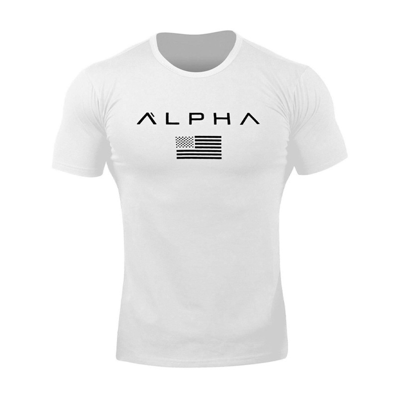 Muscle Doctor European and American Summer round Neck Casual Sports T-shirt Men's Short Sleeve Fitness Running Training Wear Factory Wholesale - Image 9