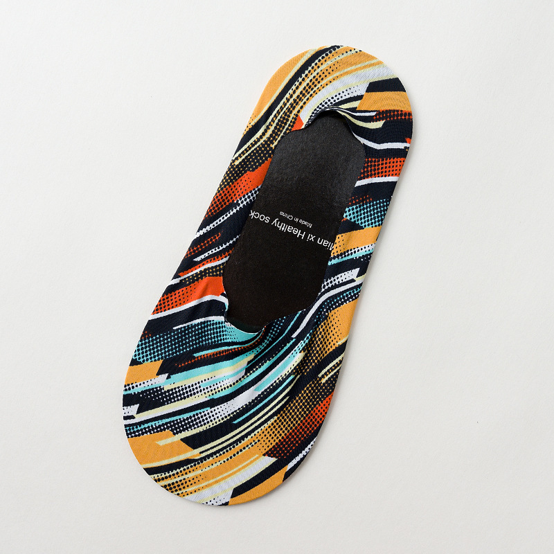 Socks Men's Boat Socks Summer Thin Ice Silk Socks Korean Style Low Top Invisible Socks Silicone Non-Slip Tight Ins Fashion - Image 13