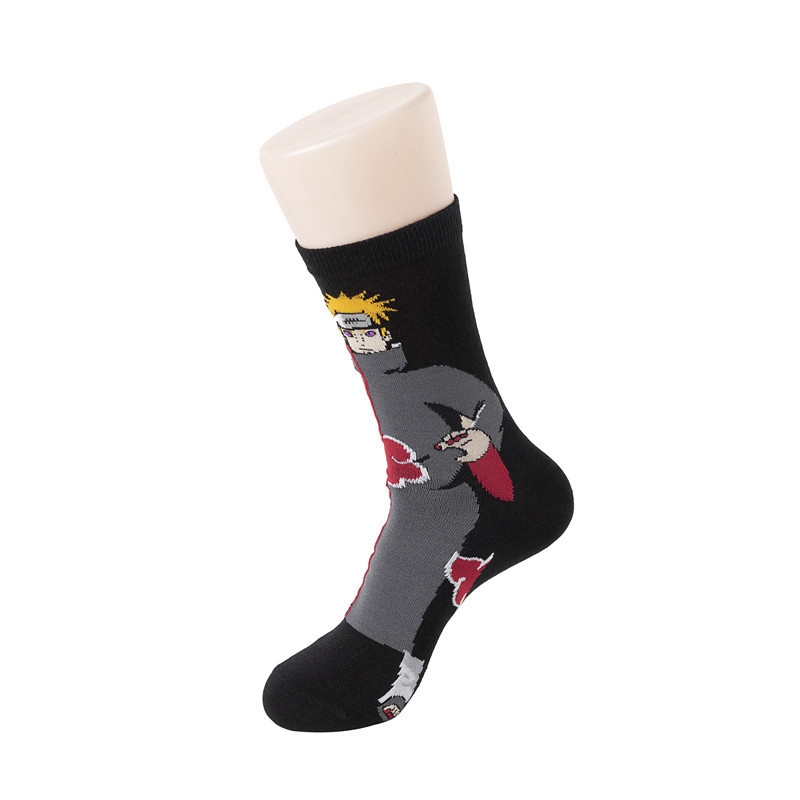 2PC Cartoon Socks Ninja Cotton Cartoon Socks Cotton Man Manufacturer Women's Cross-Border Socks Trendy Socks TV Wholesale Anime Men's Socks - Image 11
