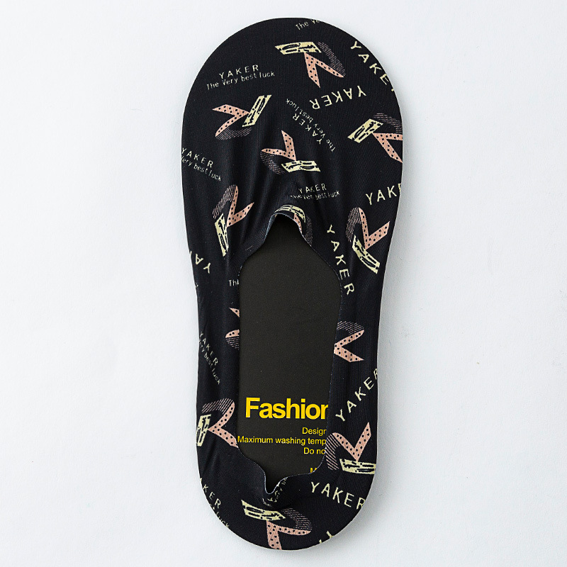 Socks Men's Boat Socks Summer Thin Ice Silk Socks Korean Style Low Top Invisible Socks Silicone Non-Slip Tight Ins Fashion - Image 14