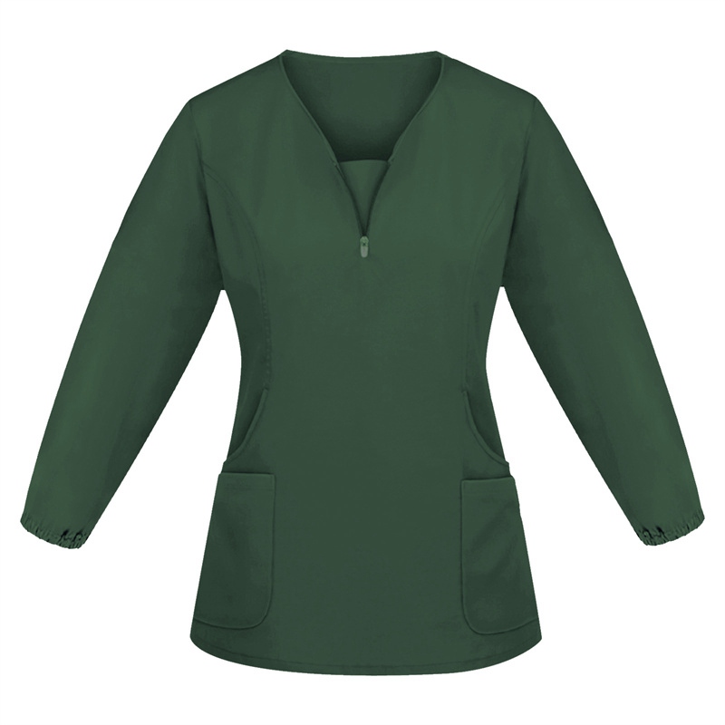 2024 Amazon Operating Room Autumn and Winter Hand Washing Suit Women's Long-Sleeved Overalls Nurse Surgeon Disposable Protective Coveralls Overalls - Image 15