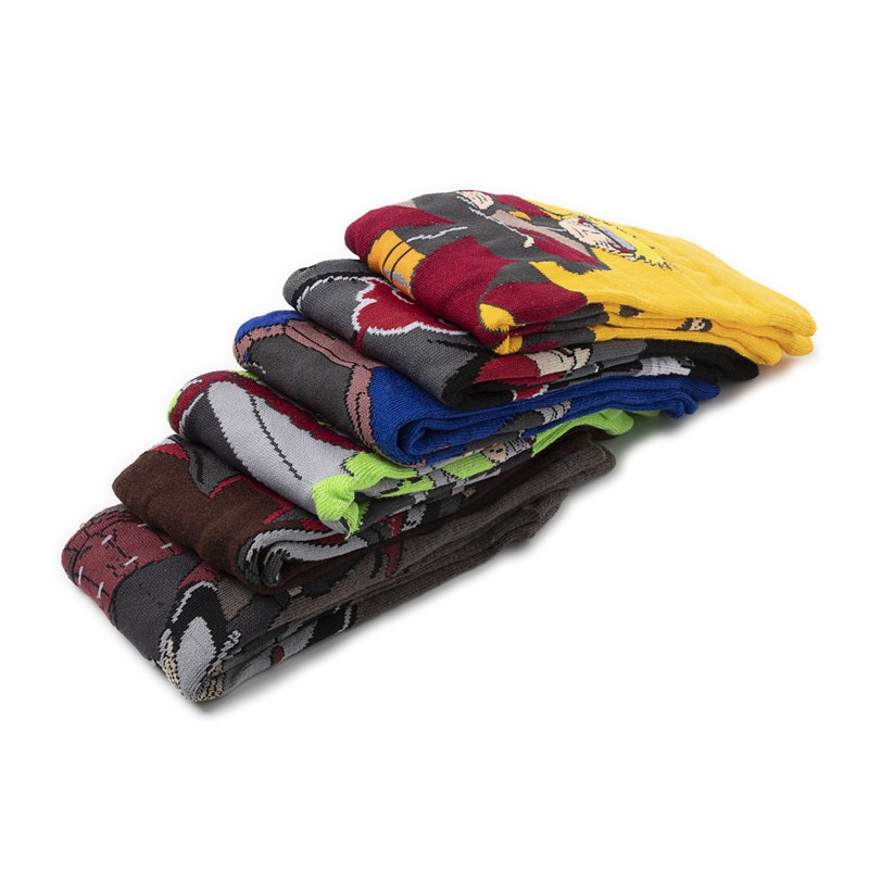 2PC Cartoon Socks Ninja Cotton Cartoon Socks Cotton Man Manufacturer Women's Cross-Border Socks Trendy Socks TV Wholesale Anime Men's Socks - Image 12
