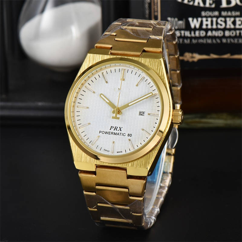 Tissot Three-Pin Men's Watch Steel Strap Watch Quartz Watch Hot Sale Fashion Calendar - Image 14