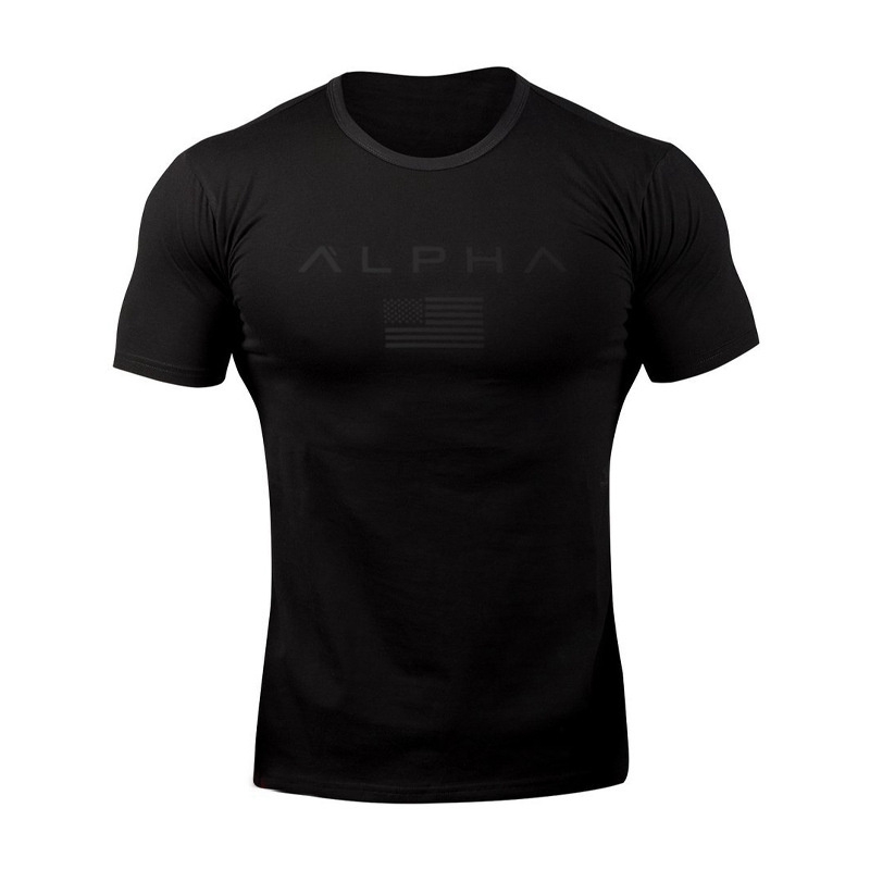 Muscle Doctor European and American Summer round Neck Casual Sports T-shirt Men's Short Sleeve Fitness Running Training Wear Factory Wholesale - Image 11