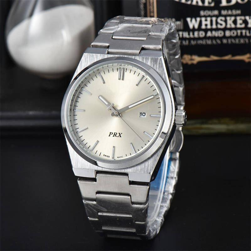 Tissot Three-Pin Men's Watch Steel Strap Watch Quartz Watch Hot Sale Fashion Calendar - Image 15