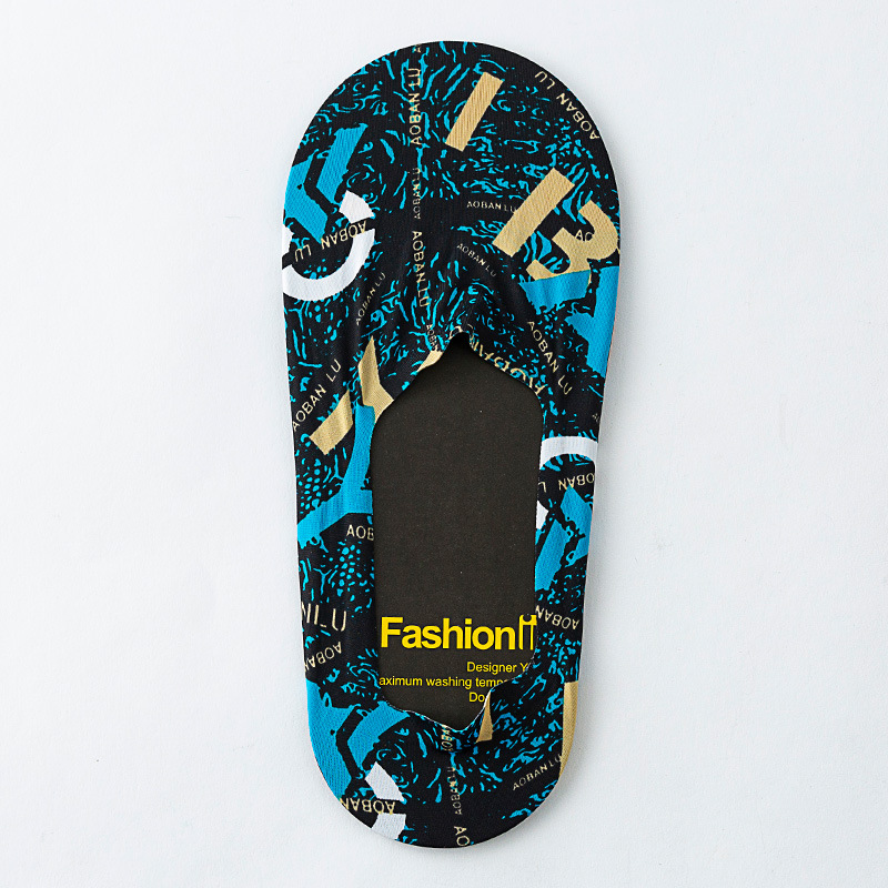 Socks Men's Boat Socks Summer Thin Ice Silk Socks Korean Style Low Top Invisible Socks Silicone Non-Slip Tight Ins Fashion - Image 21