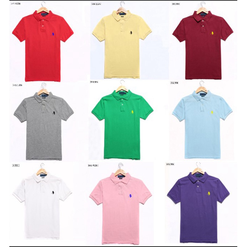 Mens Polo Shirt Short Sleeve T-Shirt Shirt Polo Top Shirt S-2XL