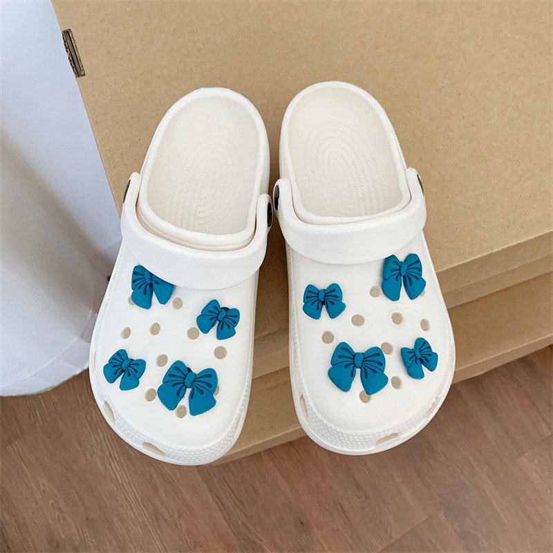 Hole Shoes Ins Girl's Heart Feeling of Shit Cute Cartoon Cow Toe Box Soft Bottom Thick Bottom for Outdoors Sandals Women's Summer - Image 19