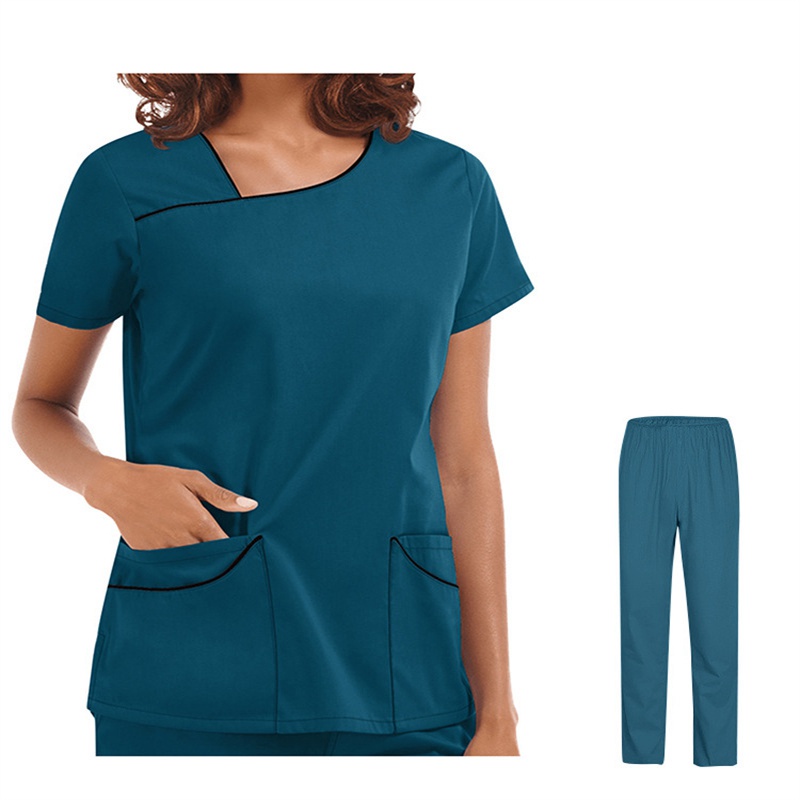 Amazon Operating Room Short Sleeve Hand Washing Suit Female Skin Management Nurses' Uniform Surgeon Disposable Protective Coveralls Work Clothes Female - Image 20
