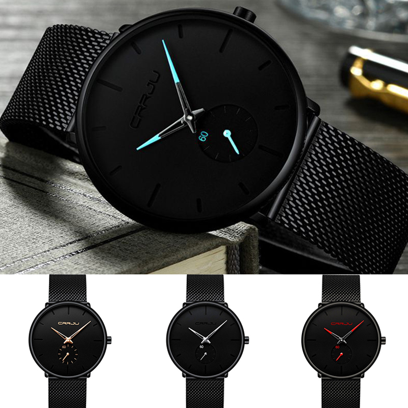 ZZ??30m waterproof??Men Quartz Sport Ultra-Thin Stainless Steel Watch watches Mens - Image 14