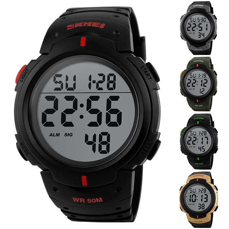 ZZ SKMEI Mens LED Digital Sport Watches Military Stopwatch Waterproof Date Watch UK - Image 17