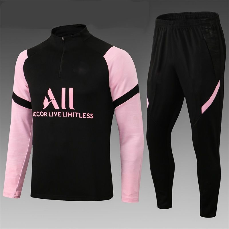 Wholesale 20-21 Paris France Main Away Jersey England Portugal Long Sleeve Training Clothes Soccer Suit Set - Image 3