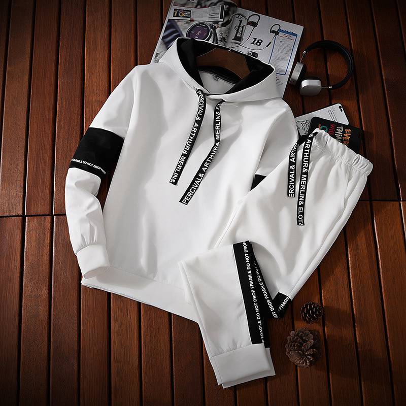 Spring Leisure Suit Men's Fashion Brand Sports Spring and Autumn Thin Set Clothes Sweater Trendy Handsome Korean Coat Men - Image 6