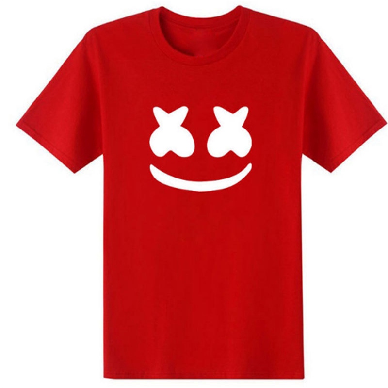 Men's T-shirt Cotton Candy Smiley Face Pattern Printed Casual Short Sleeve Men's T-shirt - Image 5