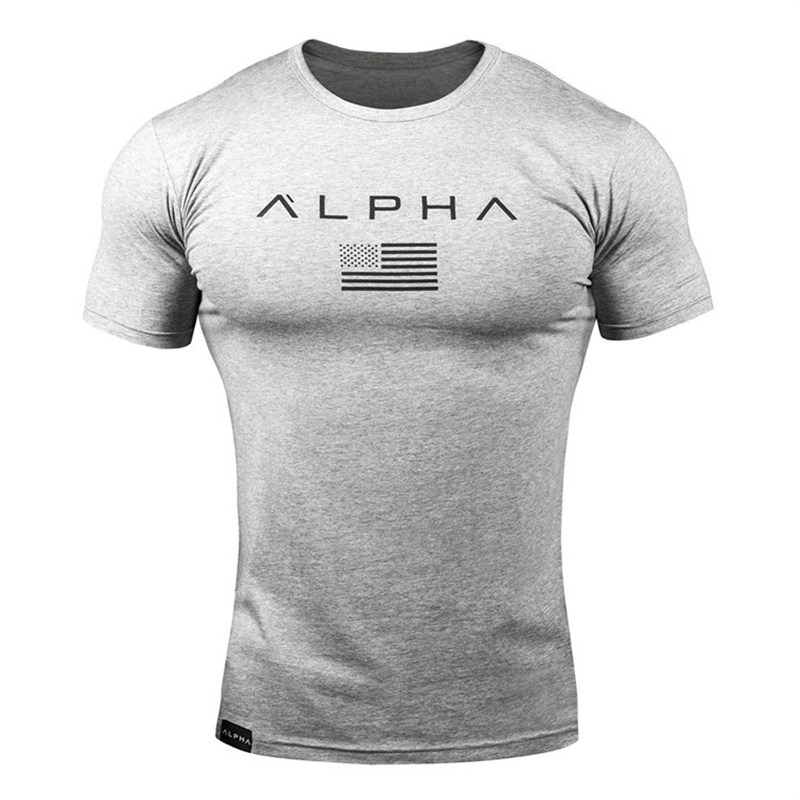 Muscle Doctor European and American Summer round Neck Casual Sports T-shirt Men's Short Sleeve Fitness Running Training Wear Factory Wholesale - Image 15