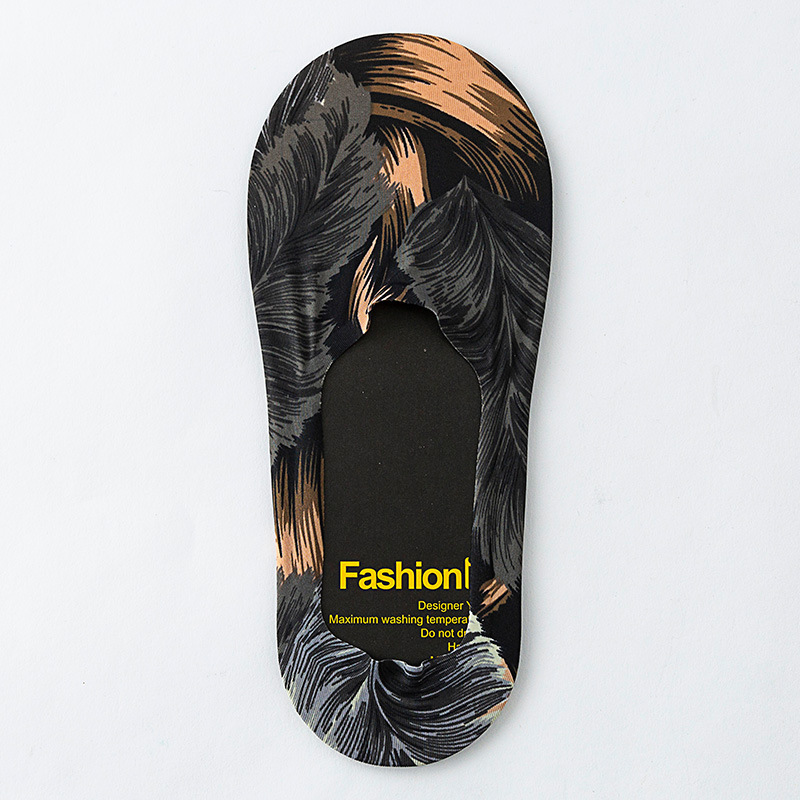Socks Men's Boat Socks Summer Thin Ice Silk Socks Korean Style Low Top Invisible Socks Silicone Non-Slip Tight Ins Fashion - Image 23