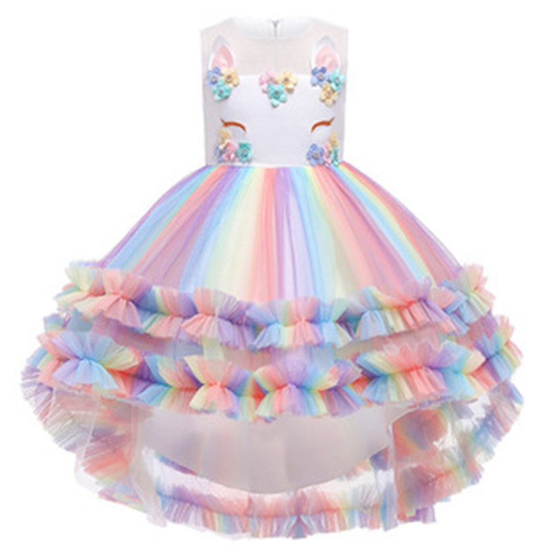 Vintage Flower Girls Dress Children Princess Party Pageant Long Gown Kids Dresses for Girls Formal Clothes - Image 11