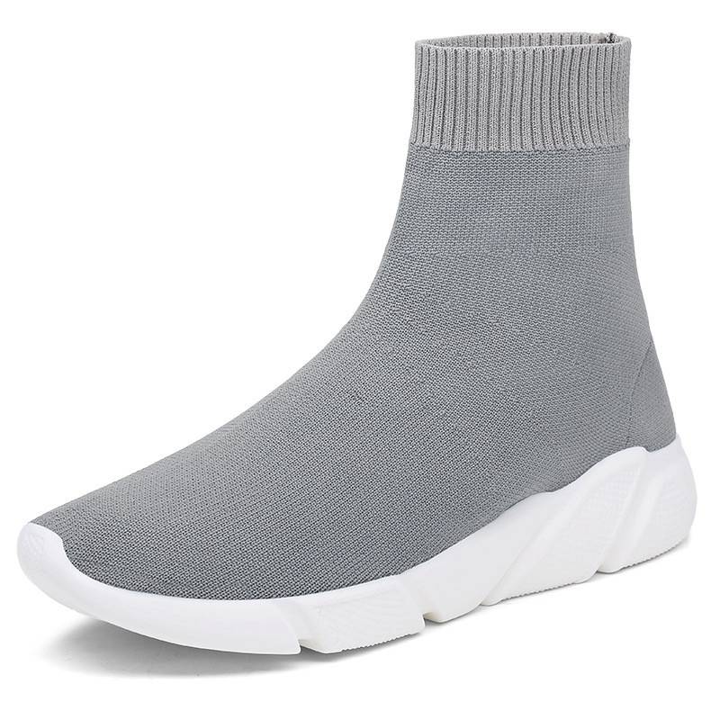 Woman's Sock Knitted Flat Sneakers Men Trainers Speed Runners Sport Shoes - Image 4
