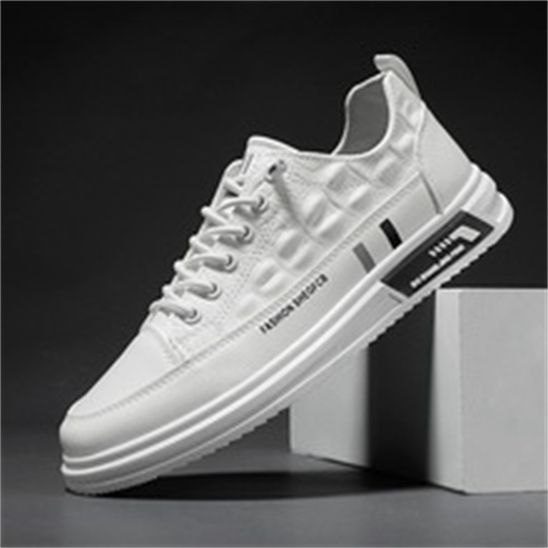 Fall Men's White Shoes 2024 New Casual Shoes Korean Trendy Wild Sneakers Youth Sports Fashion Shoes Men - Image 3