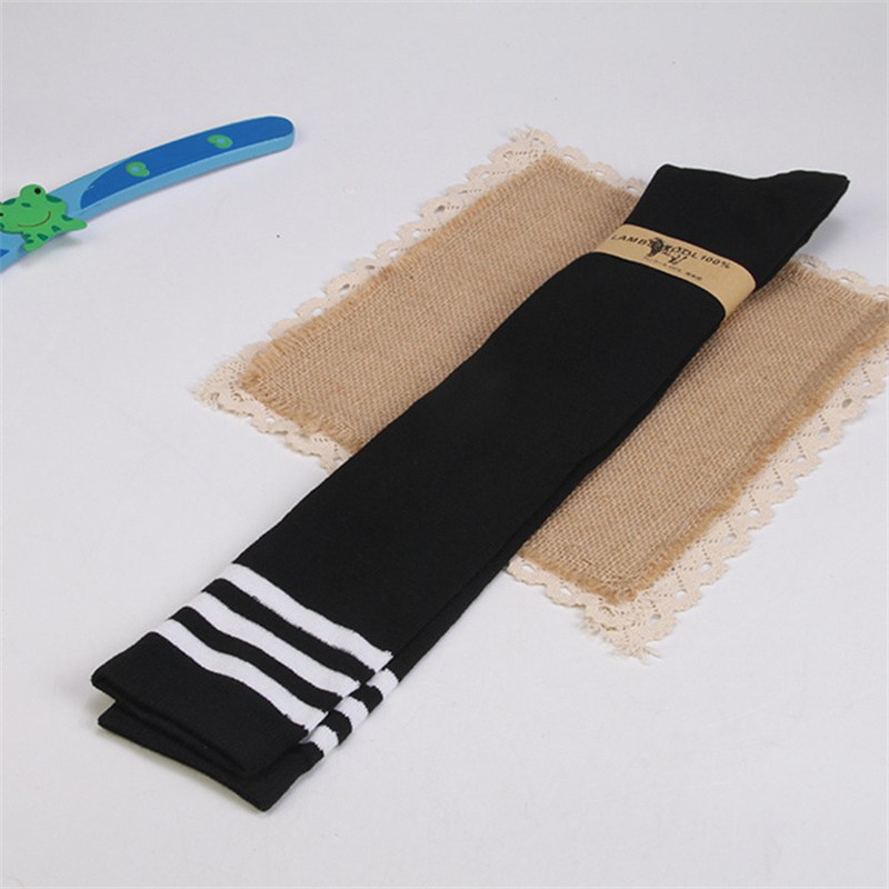 Factory Direct Sales Harajuku Three Bars Striped Knee High over-the-Knee Socks Preppy Style Perform Dance Women's Cotton Socks Socks - Image 7