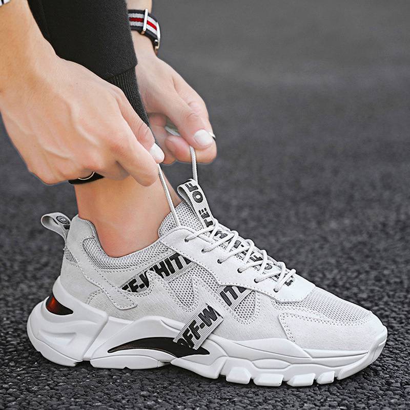 Men's Shoes Spring 2024 New Trendy Sports Casual Borad Shoes Versatile Summer Breathable Mesh Running Daddy Tide Shoes - Image 4