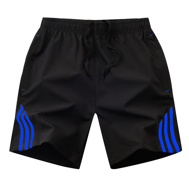 Summer New Sports Shorts Youth Casual Elastic Band Three Bars Large Size Quick-Dry Pants - Image 3