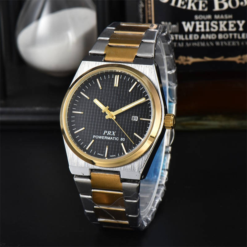 Tissot Three-Pin Men's Watch Steel Strap Watch Quartz Watch Hot Sale Fashion Calendar - Image 16