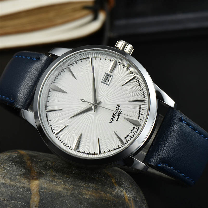 Seiko Men's Business Casual Stainless Steel Six-Pin Calendar Men's Quartz Watch Hot Sale Watch - Image 4