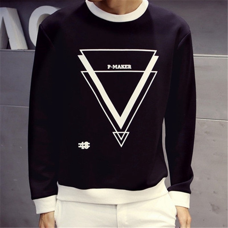 2024 Spring New Long-Sleeved T-shirt Men's Korean-Style Sweater Striped Bottoming Shirt Student Men's Autumn Clothing Top Men's Clothing - Image 3