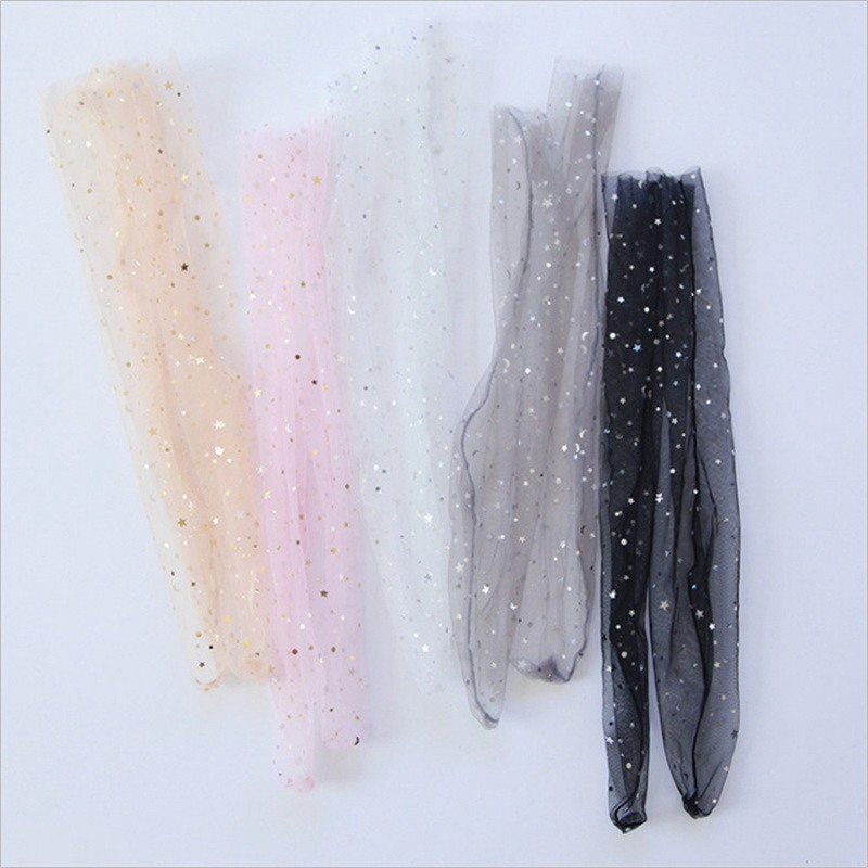 Pattkin Spring/Summer New Xingyue Net Socks Japanese Fashion Transparent Bunching Socks Fairy Lace Lace Stockings