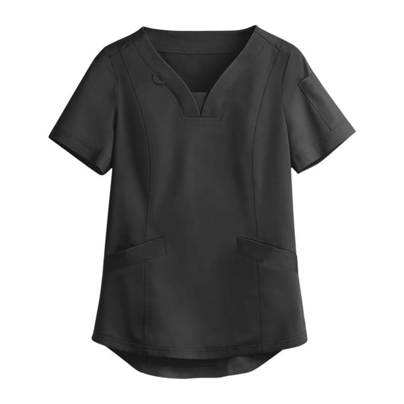Amazon Operating Room Short Sleeve Hand Washing Suit Women's Jacket Short T Work Clothes Nurse Surgeon Disposable Protective Coveralls Work Clothes B - Image 28