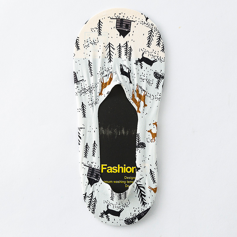 Socks Men's Boat Socks Summer Thin Ice Silk Socks Korean Style Low Top Invisible Socks Silicone Non-Slip Tight Ins Fashion - Image 29