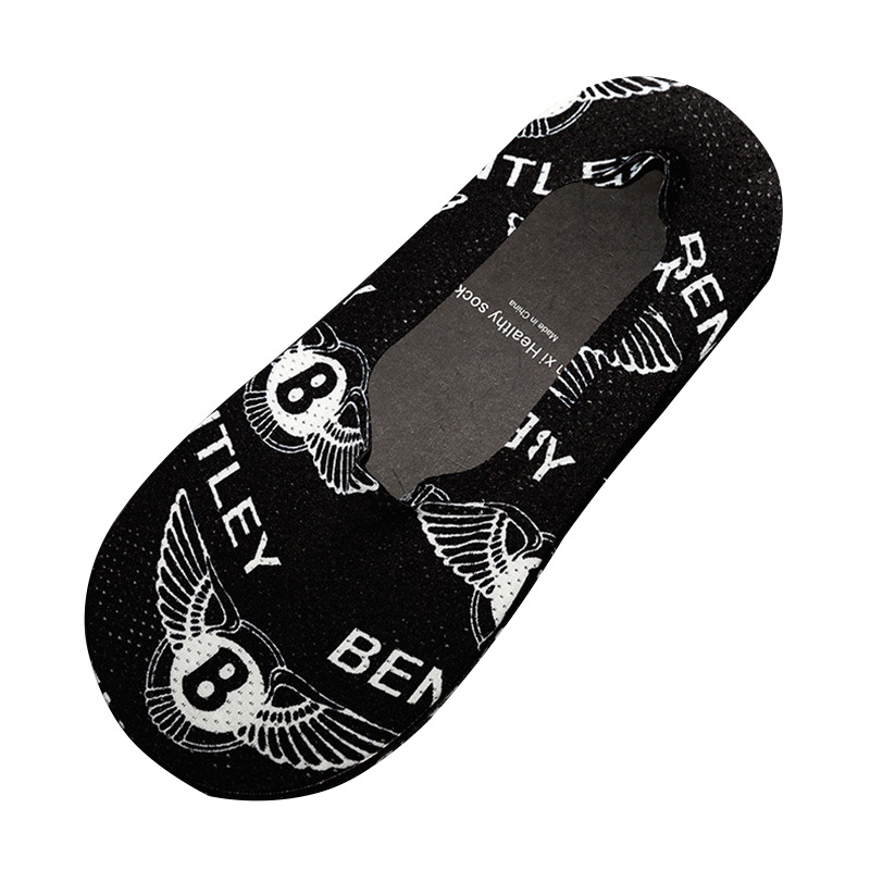 Socks Men's Boat Socks Summer Thin Ice Silk Socks Korean Style Low Top Invisible Socks Silicone Non-Slip Tight Ins Fashion - Image 30