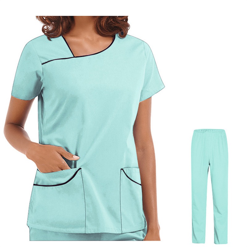 Amazon Operating Room Short Sleeve Hand Washing Suit Female Skin Management Nurses' Uniform Surgeon Disposable Protective Coveralls Work Clothes Female - Image 28