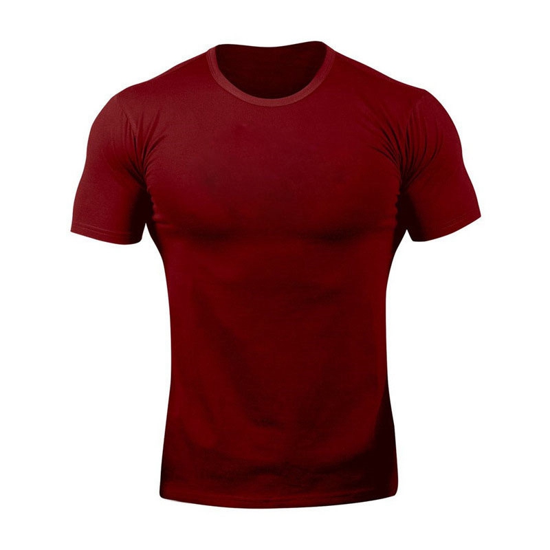 Muscle Doctor European and American Summer round Neck Casual Sports T-shirt Men's Short Sleeve Fitness Running Training Wear Factory Wholesale - Image 20